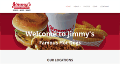 Desktop Screenshot of jimmysfamoushotdogs.com
